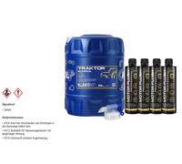 20L MANNOL Motoröl TRAKTOR SUPEROIL 15W-40 Inkl. 4x Reiniger Motor Flush