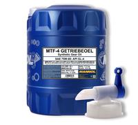 20L Mannol MTF-4 Getriebeöl 75W-80 API GL-4 VW G052 G055 MB 235.10 + Auslaufhahn