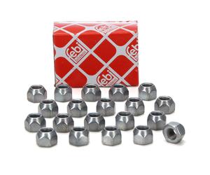 20x febi 40247 Radmutter M12x1,5mm für FORD B-/C-MAX FIESTA FOCUS KUGA MONDEO