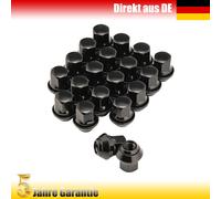 20x Radmuttern Kegelbund Mutter Mondeo SW 19 M12x1,5 für Ford Alufelgen Schwarz