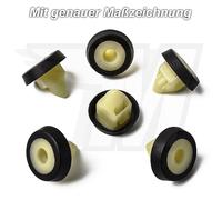 20x Verkleidung Befestigung Clips Stoßstange Mutter Audi VW Seat Skoda N10621301