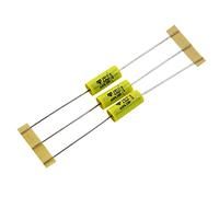 20x Vishay MKT Folien Kondensator | 0,39µF 250V DC I 2-Pin Anschluss I 2-Pin I 0,39uF, 390nF I Kondensator für Frequenzweichen von Lautsprechern oder zur Entstörung von elektrischen Geräten