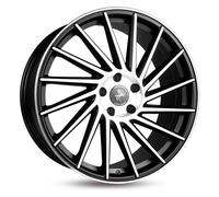 21 Zoll KESKIN KT17 5x120 ET38 Alufelgen MATT BLACK FRONT POLISH