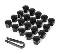 Kappen schwarz (20 Stück) für Radschrauben SW 21 mm Radmutter Kappe Cap Caps