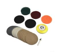 21pcs 3" Headlight Polishing Pads Drill Restoration Kit | Deep clean yellowed lenses, remove haze, für restore shine, enhance night visibility, reduces glare effectively