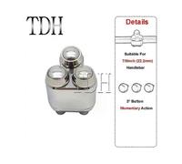(22 mm Chrom-a) Motorrad 22 mm 25 mm Lenkerschalter Blinker Licht Hupe Handsteuerung 2/3 Taste