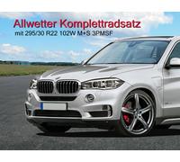 22 Zoll Felgen Reifen Allwetterräder M+S 3PMSF BMW X5 X70 F15 in 295/30 R22