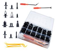 232x KFZ Clips Set + Ausbauwerkzeug Befestigungsclips Türverkleidung Universal