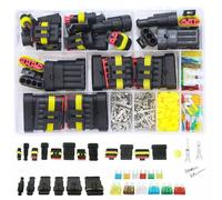 240 tlg Kabelschuhe Sortiment Box Auto KFZ Steckverbinder Set Flachstecker Satz