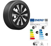 245/55 R17 106H XL Mercedes-Benz EQV-Klasse 447 Winterkomplettrad Goodyear rechts Q44019141009A