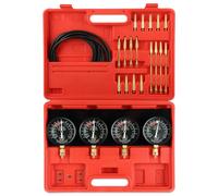24tlg. Synchron Vergaser Testgerät Syncrontester 4 Synchronuhren Synchrontester