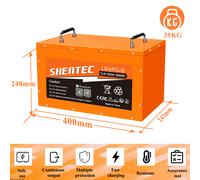 24V/12V LiFePO4 Akku 300Ah 200Ah 100Ah Lithium Batterie BMS für Wohnmobil Boot