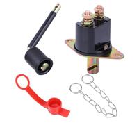 24V 250A Metall Batterie Schalter Kompatibel für Volvo Batterietrennschalter Ersetzen Batterie Trennschalter 0341002003 Abziehbarer Schlüssel Mit Schutz
