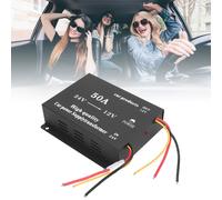 24V auf 12V 600W DC-Stromwandler für Fahrzeuge, Schwarz
