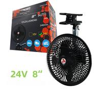 24V Ventilator Lüfter Kühler für Auto KFZ LKW Bus Traktor Zigarettenanzünder DE
