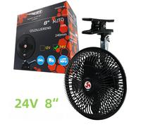 24V Ventilator Lüfter Kühler für Auto KFZ LKW Bus Traktor Zigarettenanzünder NEU
