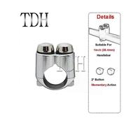 (25 mm Chrom) Motorrad 22 mm 25 mm Lenkerschalter Blinker Licht Hupe Handsteuerung 2/3-Tastenschalter