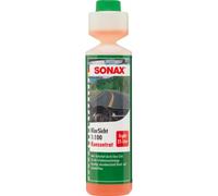 SONAX KlarSicht 1:100 Konzentrat, 250 ml Hochkonzentrierter Reinigungszusatz, 1:100