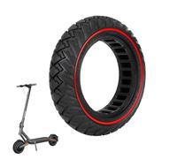 250x64 Vollgummireifen für Elektroroller - 10 zoll Ersatzreifen Offroad-Vollreifen mit dreifarbigem Kreis für die E-Scooter Xiaomi 4 Ultra und Navee S65 (Rote Linie)