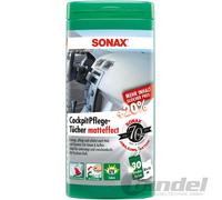 SONAX CockpitPflegeTücher matteffect Box 25Stück.