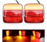 26LED Anhänger Rücklicht Rückleuchten Set Anhänger Beleuchtung 12V PKW DHL-