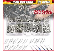290x Auto Kabelschuhe Sortiment Steckverbinder Flachstecker Kabel Schuhe KFZ PKW