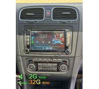 2DIN Polo 6R 32G Android 14 Autoradio VW Golf 5 6 Plus Touran Tiguan Passat Navi