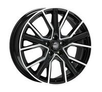 2DRV WH34 Schwarz Hochglanzpoliert Alufelge 18 Zoll ET50 5x112 ML66,6