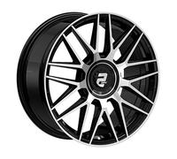 Alufelge 2DRV by WHEELWORLD by WHEELWORLD WH43 Einteilig Schwarz Hochglanzpoliert (SP+) 8.00 x 18 ET 48.00 5x112.00