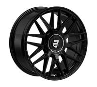 2DRV WH43 Schwarz Glänzend Lackiert Alufelge 19 Zoll ET48 5x112 ML66,6