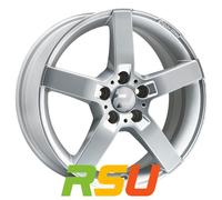 2DRV WH31 race silber lackiert 7x17" ET47 LK5 112 ML 66.7 Alufelgen 17 Zoll