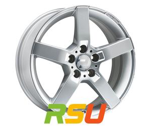 2DRV WH31 race silber lackiert 7x17" ET47 LK5 112 ML 66.7 Alufelgen 17 Zoll