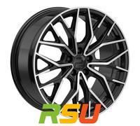 2DRV, WH37, 8,5x19 ET26 5x112 66,6, schwarz hochglanzpoliert