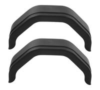 2er-Pack Anhänger-Radschutzbleche für 12- und 13-Zoll-Räder | PE-Kotflügel messen 26,8 x 12,8 x 7,87 Zoll und sind für Einachsanhänger mit 12 oder 13 Zoll Rädern konzipiert.