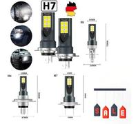 2er-Pack Auto Nebelscheinwerfer H1/H4/H7 , hochhelle LED-Leuchten für maximale Sichtweite, universell passend für PKW, SUV, wetterfest & stoßfest für
