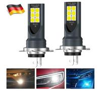 2er-Pack Auto Nebelscheinwerfer H1/H4/H7 , hochhelle LED-Leuchten für maximale Sichtweite, universell passend für PKW, SUV, wetterfest & stoßfest für