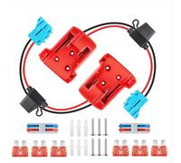 2er-Pack Power Wheel Adapter für 18V-Batterie, Batteriekonverter-Kit mit Sicherungshalter, Kabelklemmen und Sicherungen