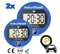 2er Parkscheibe Digital Elektronische Parkuhr Automatische mit KBA Zulassung DHL