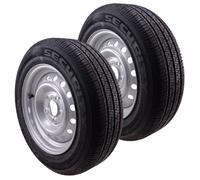 2er Set 185/65 R14 93N Komplettrad Felge 5.5J x 14 5 Loch LK 5x112 für Anhänger