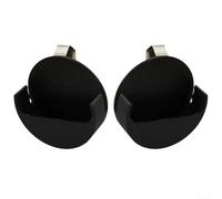 2er Set Sonnenblenden-Halterung für Ooono für co Driver - für robuste Auto-Sonnenblendenhalterung aus ABS bis 90°C hitzebeständig(Black)