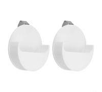 2er Set Sonnenblenden-Halterung für Ooono für co Driver - für robuste Auto-Sonnenblendenhalterung aus ABS bis 90°C hitzebeständig(White)