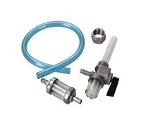 2EXTREME Benzinhahn mit Wassersack, Benzinschlauch und Benzinfilter kompatibel für Simson S50, S51, MZ ETZ, TS, ES