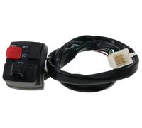 2EXTREME Lenkerschalter links 8-pol. kompatibel mit Derbi Senda, Aprilia RX | Schaltereinheit links schwarz, Blinker, Licht & Hupe; kompatibel mit Aprilia SX 50, Gilera SMT, RCR; Vergleichsnr 00H02305381