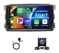 2G+64G Android Autoradio für Mercedes Benz Smart Fortwo W451 2005-2010 mit Wireless Carplay Android Auto, Hodozzy 9 Zoll Touchscreen mit Navi DSP Bluetooth WiFi FM/RDS Radio, Lenkradsteuerung