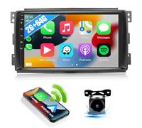 2G+64G CAMECHO Android 13 Autoradio für Mercedes-Benz Smart Fortwo W451 2005-2010 mit Navi Carplay Android Auto, Doppel Din Autoradio mit 9 Zoll Bildschirm Bluetooth RDS/FM MirrorLink+Rückfahrkamera