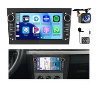 [2G+64G] Hikity Autoradio Navi Für Opel Antara Corsa Meriva Astra Vivaro Combo Android Wireless Carplay 7 Zoll Bildschirm Radio mit Android Auto GPS WiFi Rückfahrkamera FM RDS DSP MIC