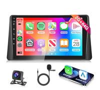 2G+64G Wireless Carplay Android 13 Autoradio 2 Din für Renault Megane 2 2002-2009 9 Zoll Autoradio mit Android Auto Navi GPS WiFi Mirror Link Bluetooth FM/RDS Radio DAB/OBD/DVR/EQ/SWC Rückfahrkamera