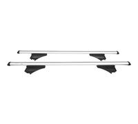 2in1 Relingträger abschließbar 127cm Dachträger Auto für offene und integrierte Dachreling - Dachgepäckträger für Fahrradträger, Dachboxen oder Skihalter