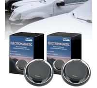 2PC Elektromagnetischer Eisschmelzenteiser,Elektromagnetischer Auto-Schneeentferner,Auto Defroster Elektromagnetisch,Elektromagnetische Schneeräumung Auto Enteiser,Tragbarer Autoentfroster Frostschutz