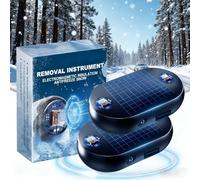 2PCS Antifreeze Electromagnetic Car Snow Removal Device, Auto Enteiser Kinetische Molekularheizung, Elektromagnetische Schneeräumung Auto Enteiser, Scheibenenteiser Auto-Winter Auto Zubehör